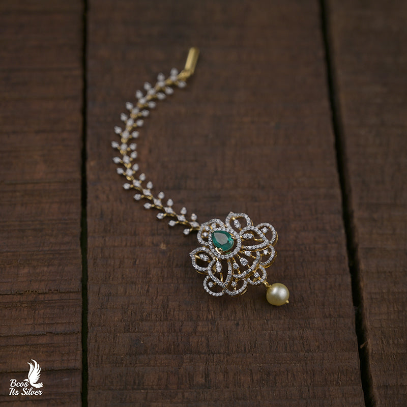 Theia Diamond Look Tikka - 8496 (MADE TO ORDER)