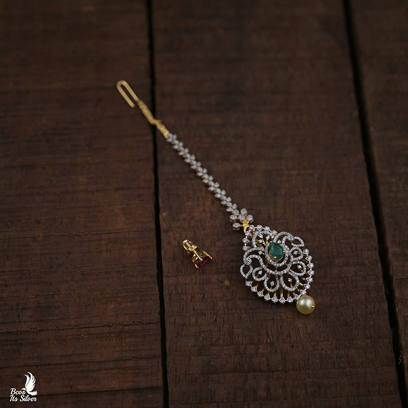 Theia Diamond Look Tikka - 8498 (MADE TO ORDER)