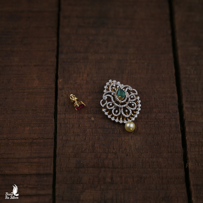 Theia Diamond Look Tikka - 8498 (MADE TO ORDER)