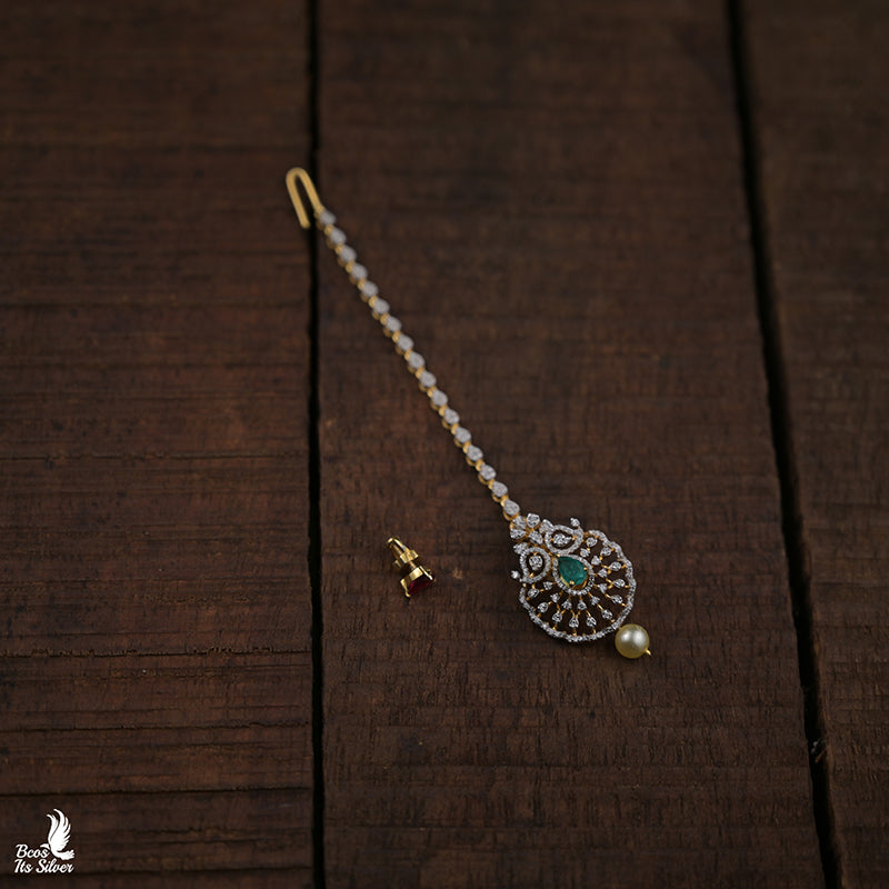 Theia Diamond Look Tikka - 7201 ( MADE TO ORDER )