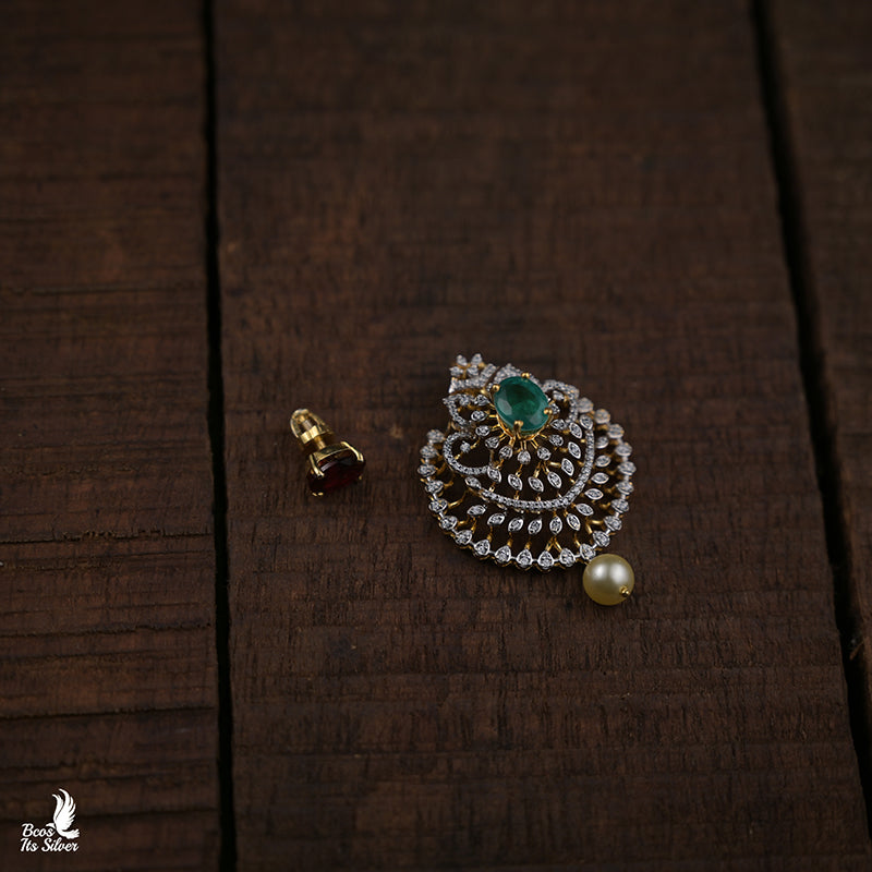 Theia Diamond Look Tikka - 7202 ( MADE TO ORDER )