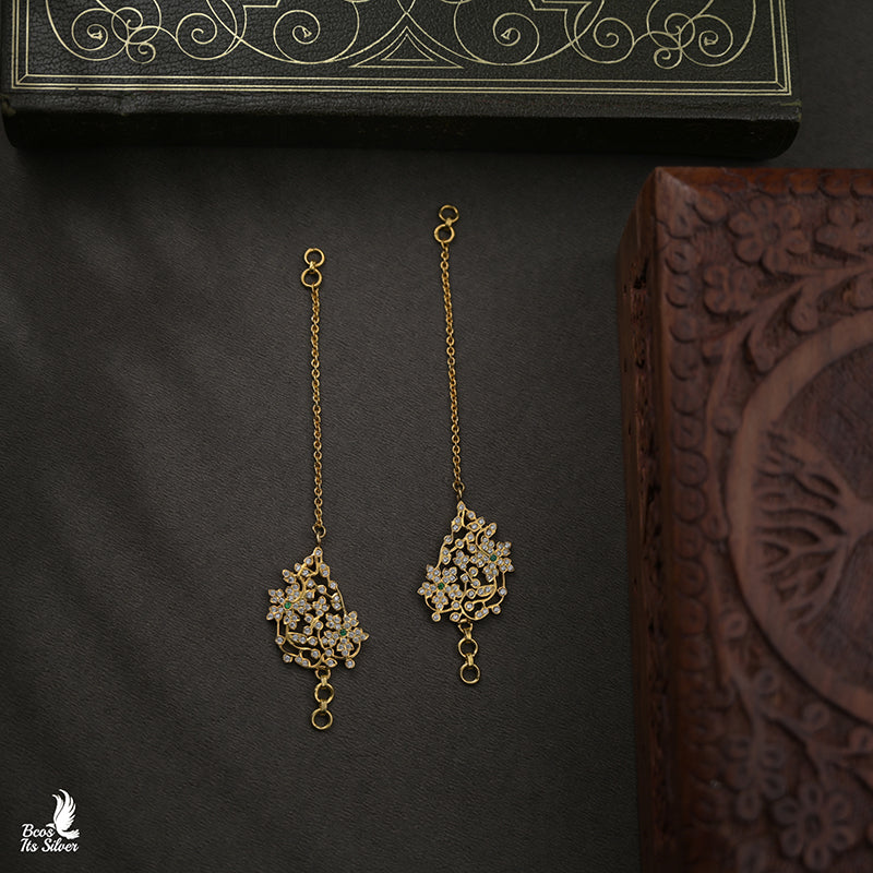 Gold Plated Ear Chain - 0087