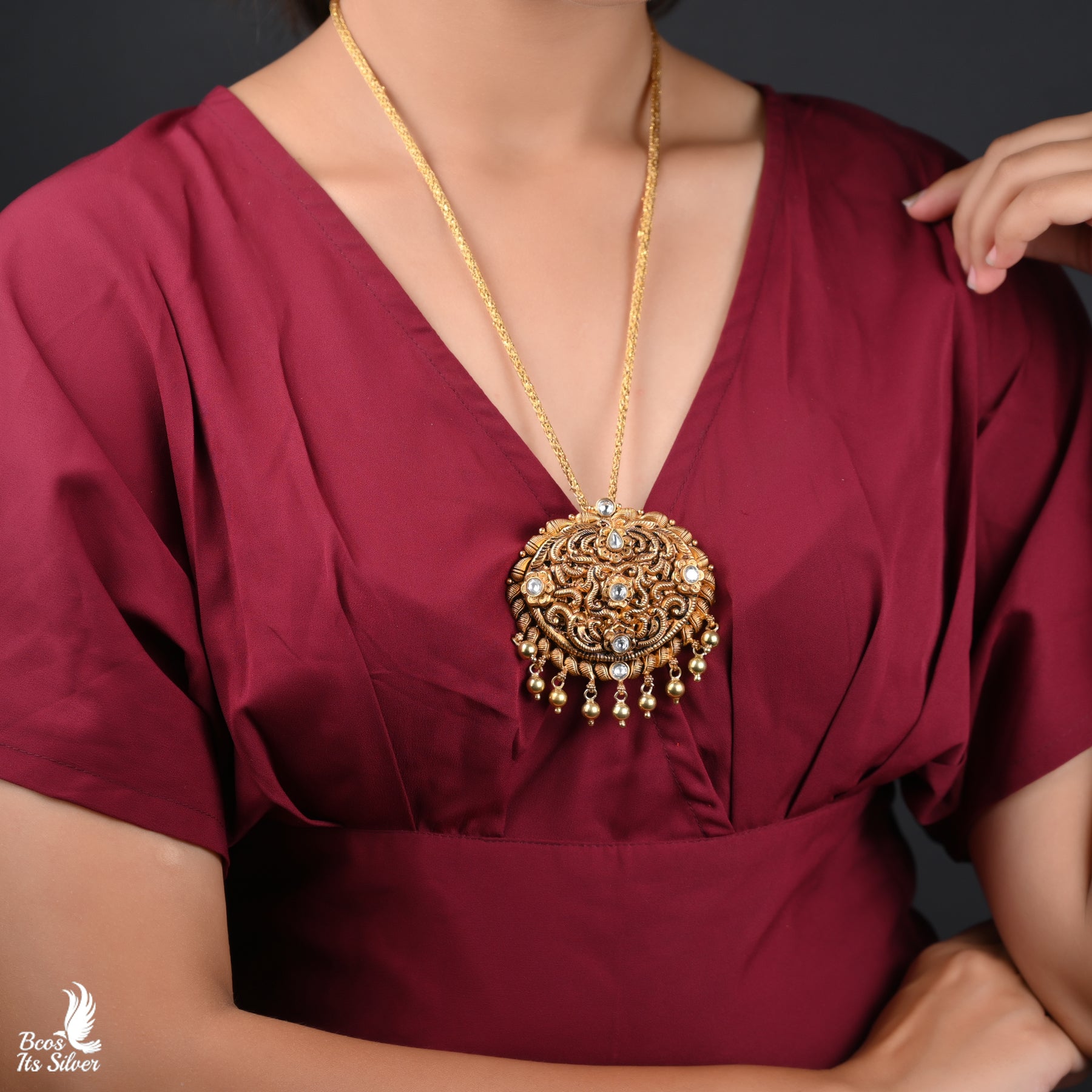 Gold Plated Pendant - 3721