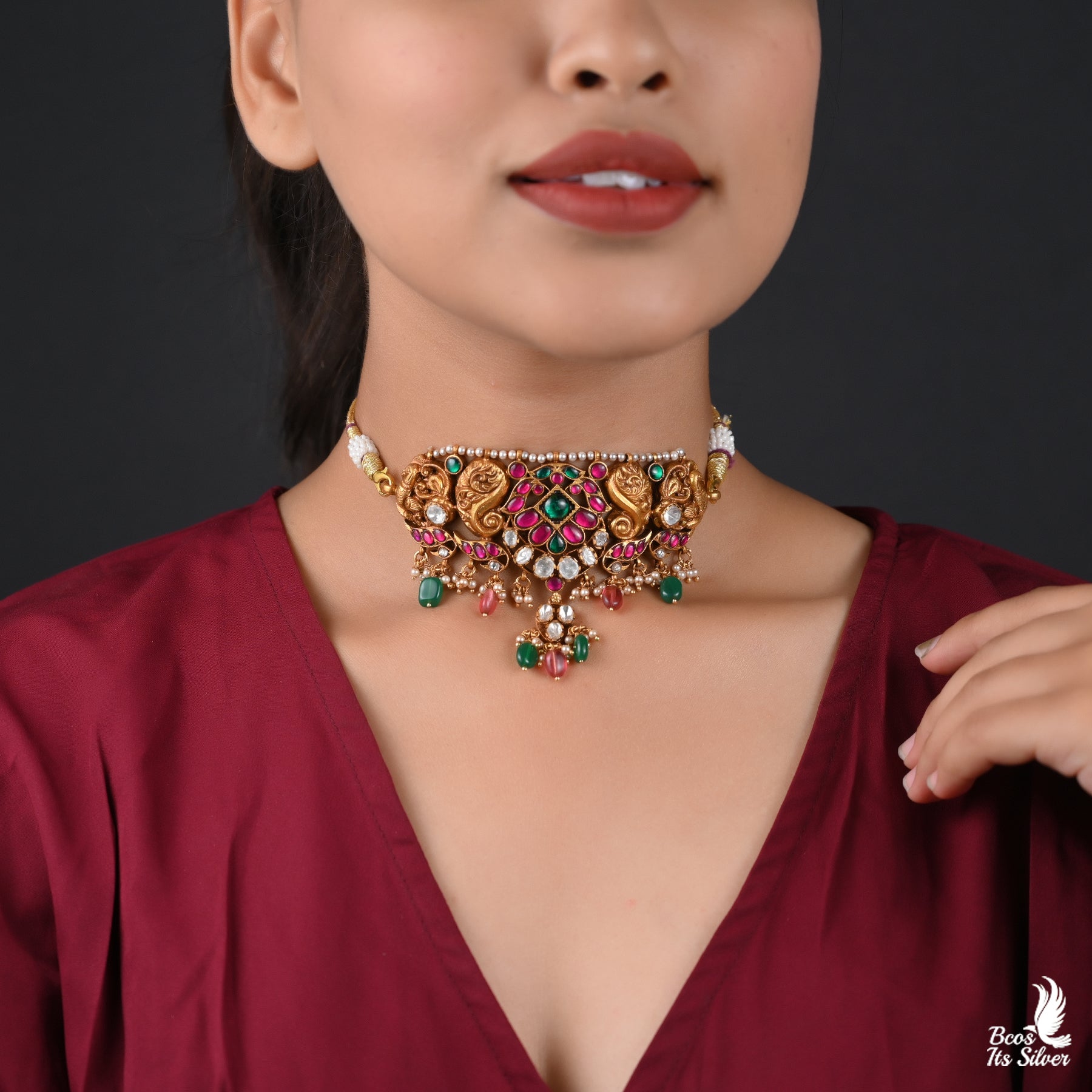 Gold Plated Nakash Choker - 3741