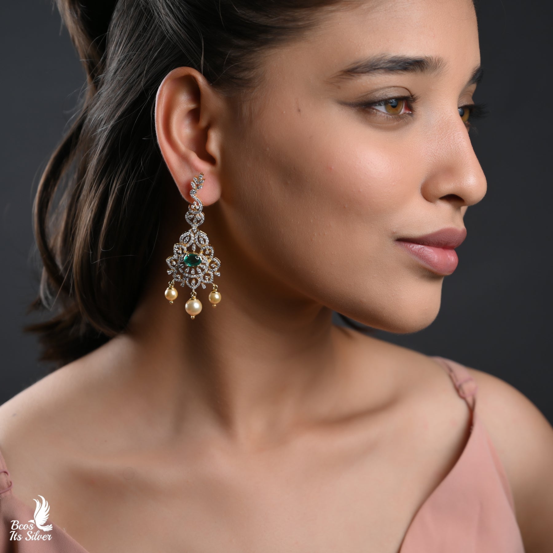 Theia Diamond Look Chandbali - 5777