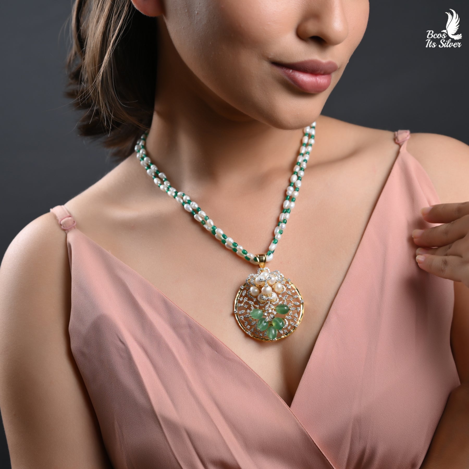 Theia Gold Plated Pendant - 5766