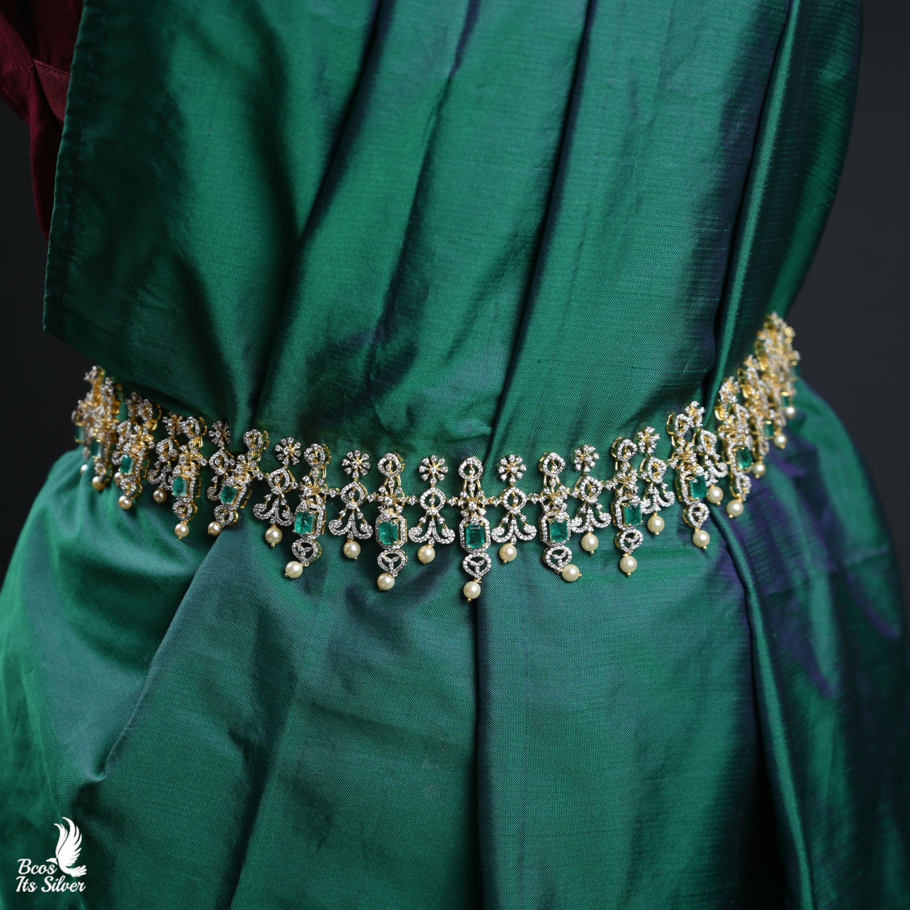 THIEA DIAMOND LOOK WAIST BELT / HARRAM- 5675 (MADE TO ORDER)