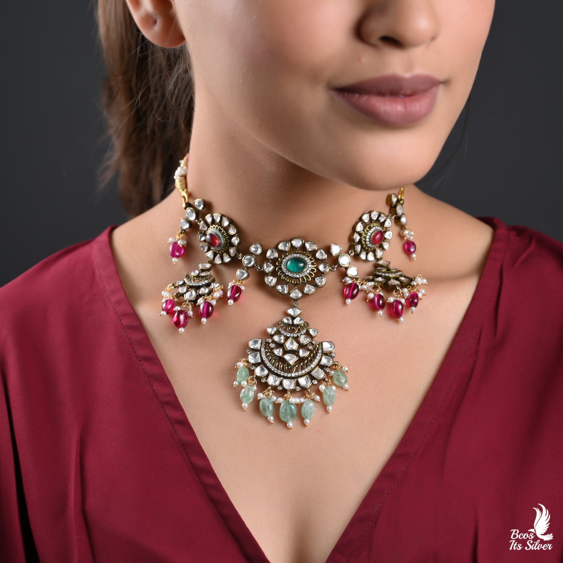 Gold Plated Victorian Choker - 4950