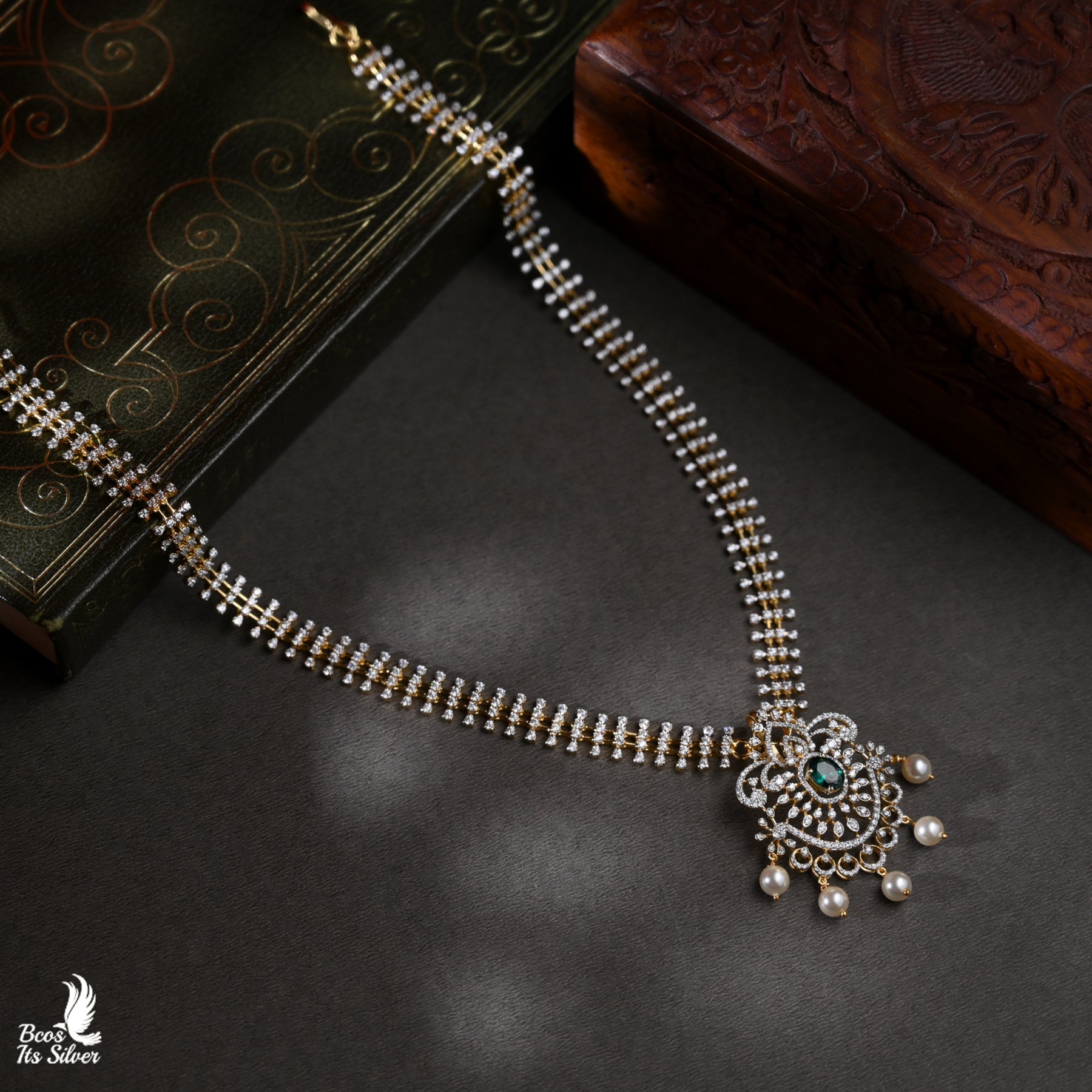 Theia Diamond look Mathapatti - 5784 - ( MADE TO ORDER )