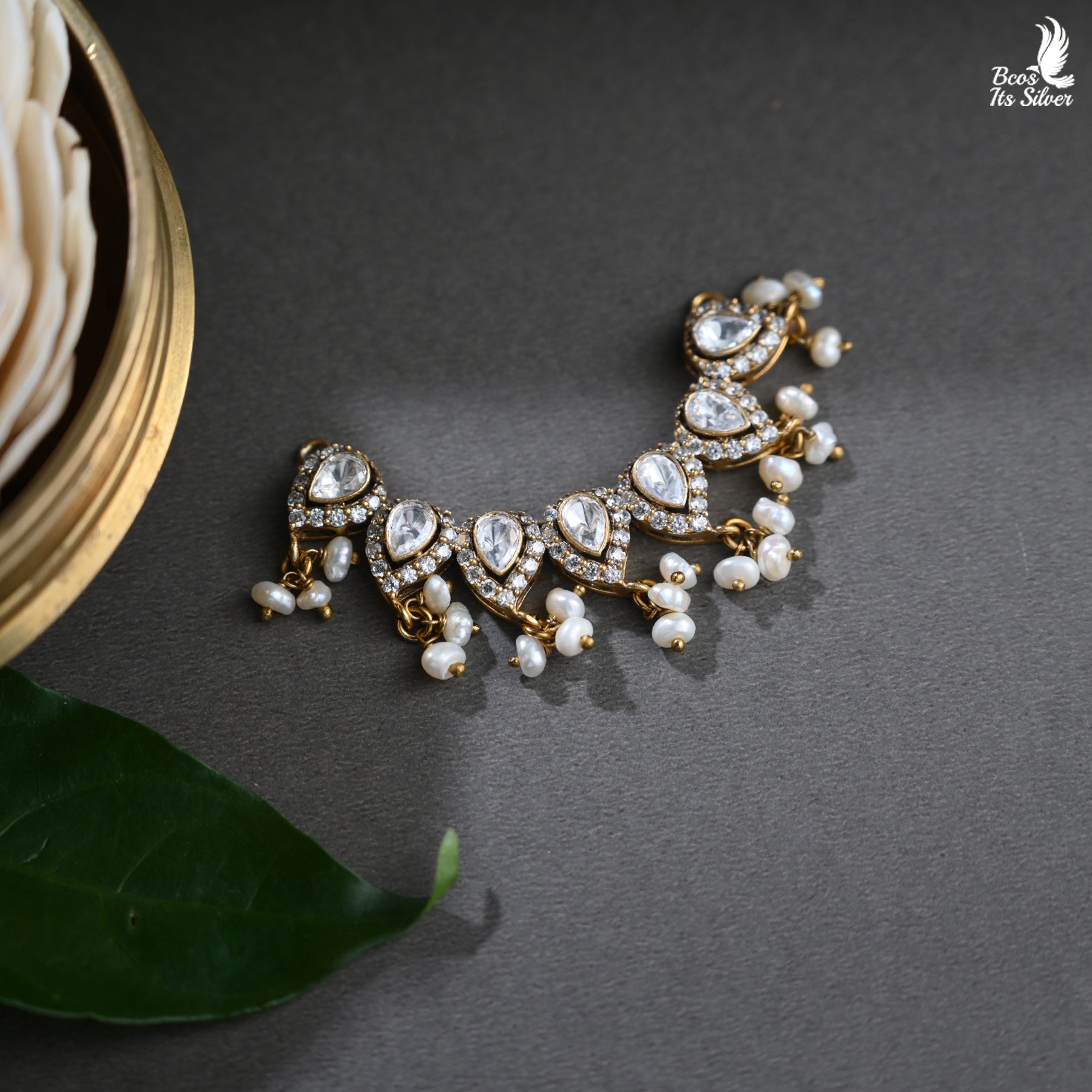 925 Silver Victorian Choker - 3715