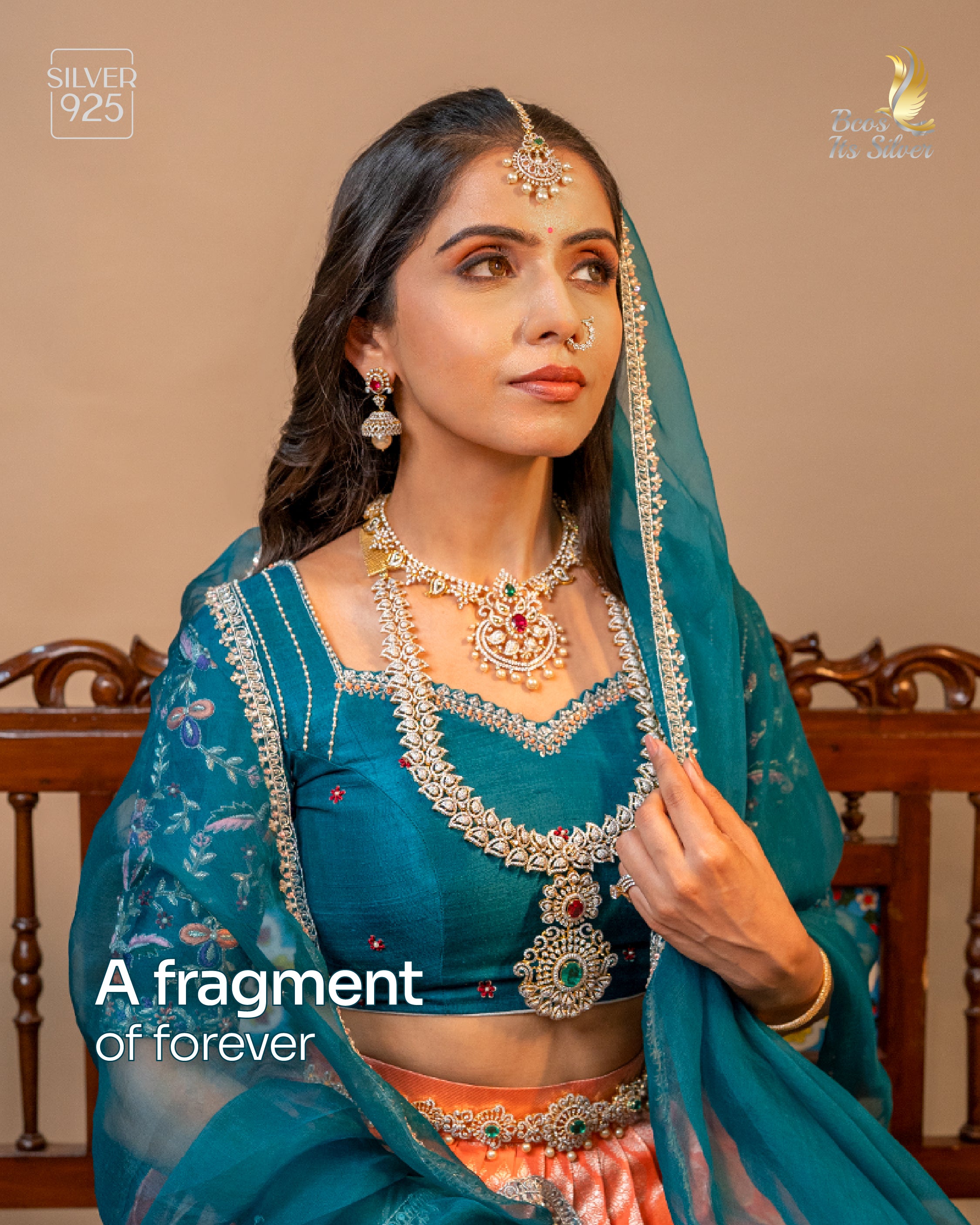 925 Silver Theia Bridal Set -1115