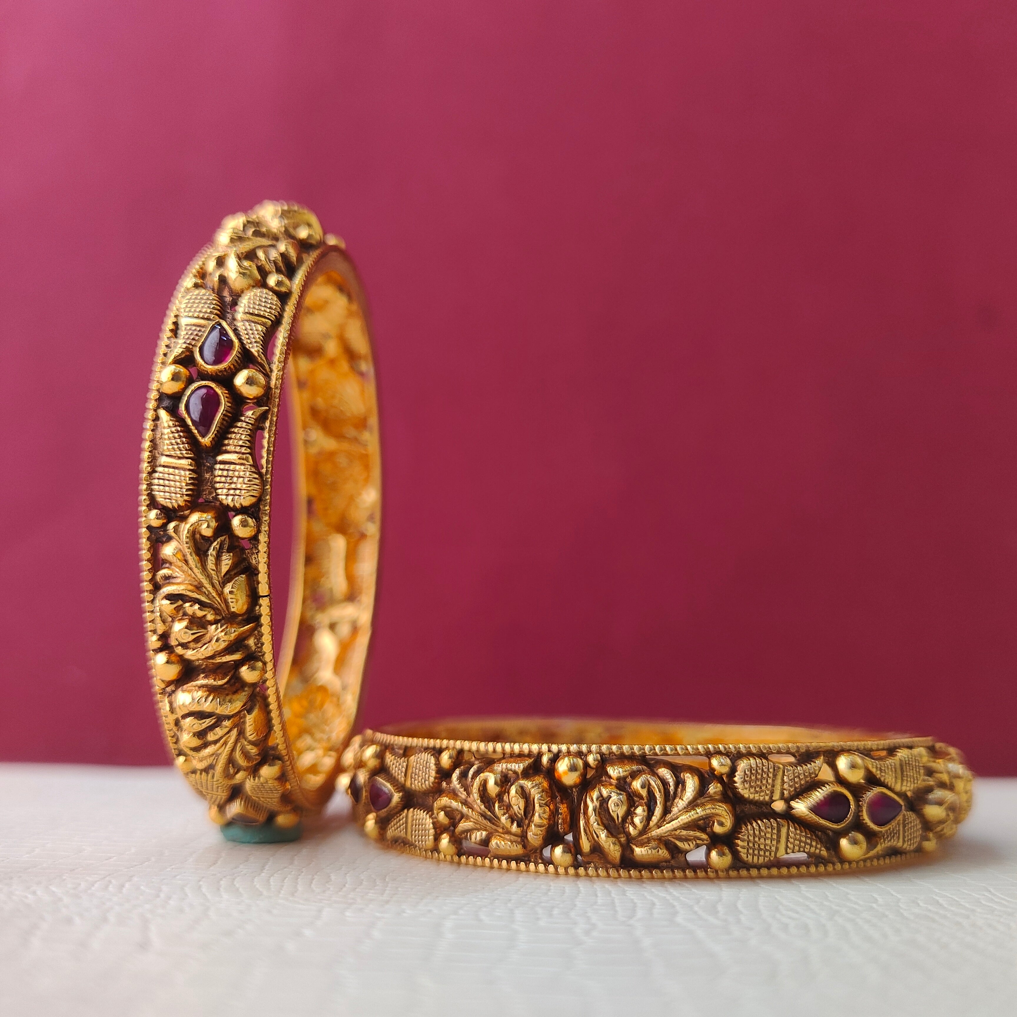 925 Silver Nakshi Bangle-0010