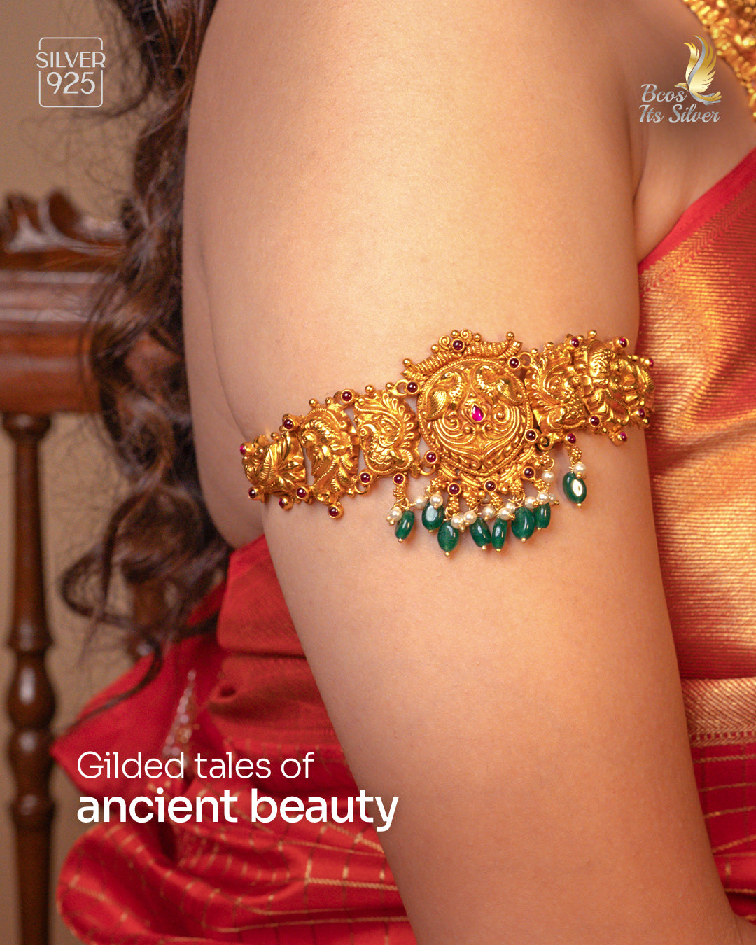 925 Silver Nakshi Bridal Full Set -1113