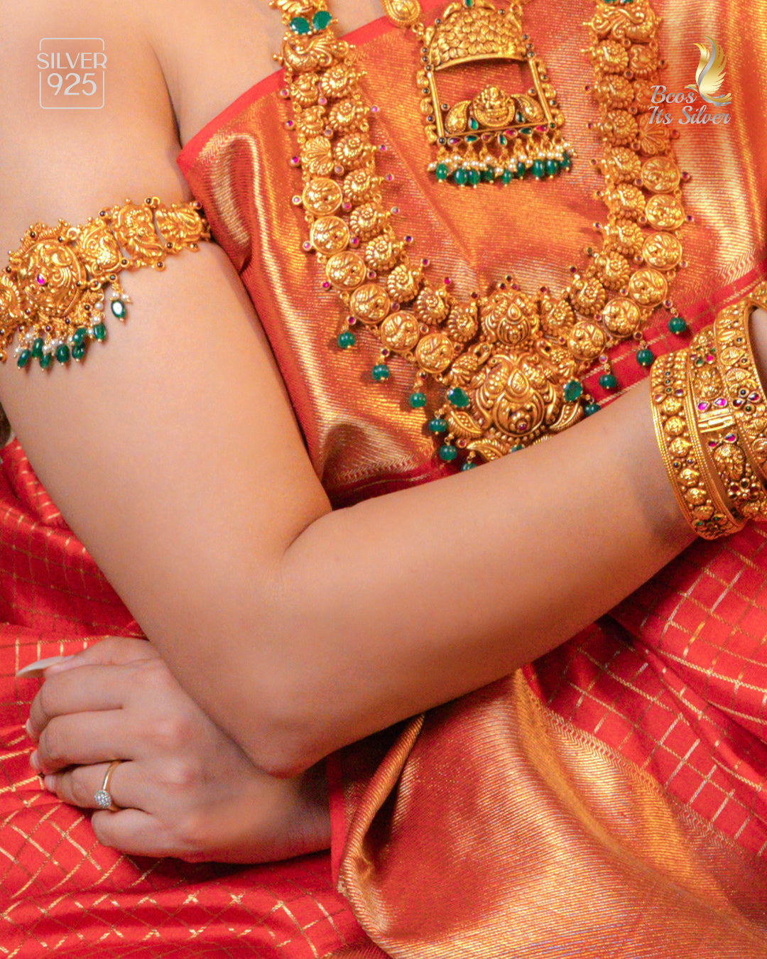 925 Silver Nakshi Bridal Full Set -1113