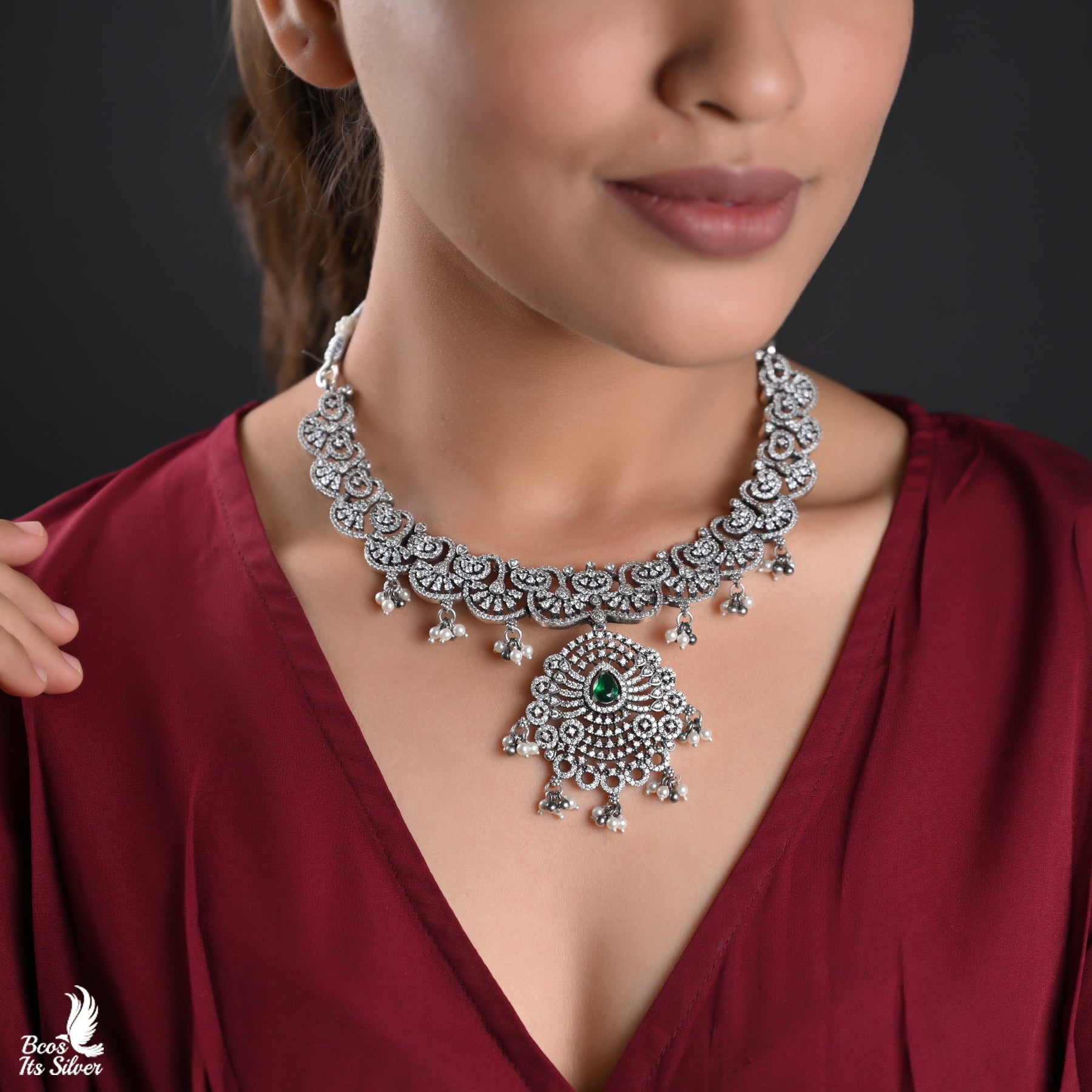 Oxidized Neckpiece - 4677