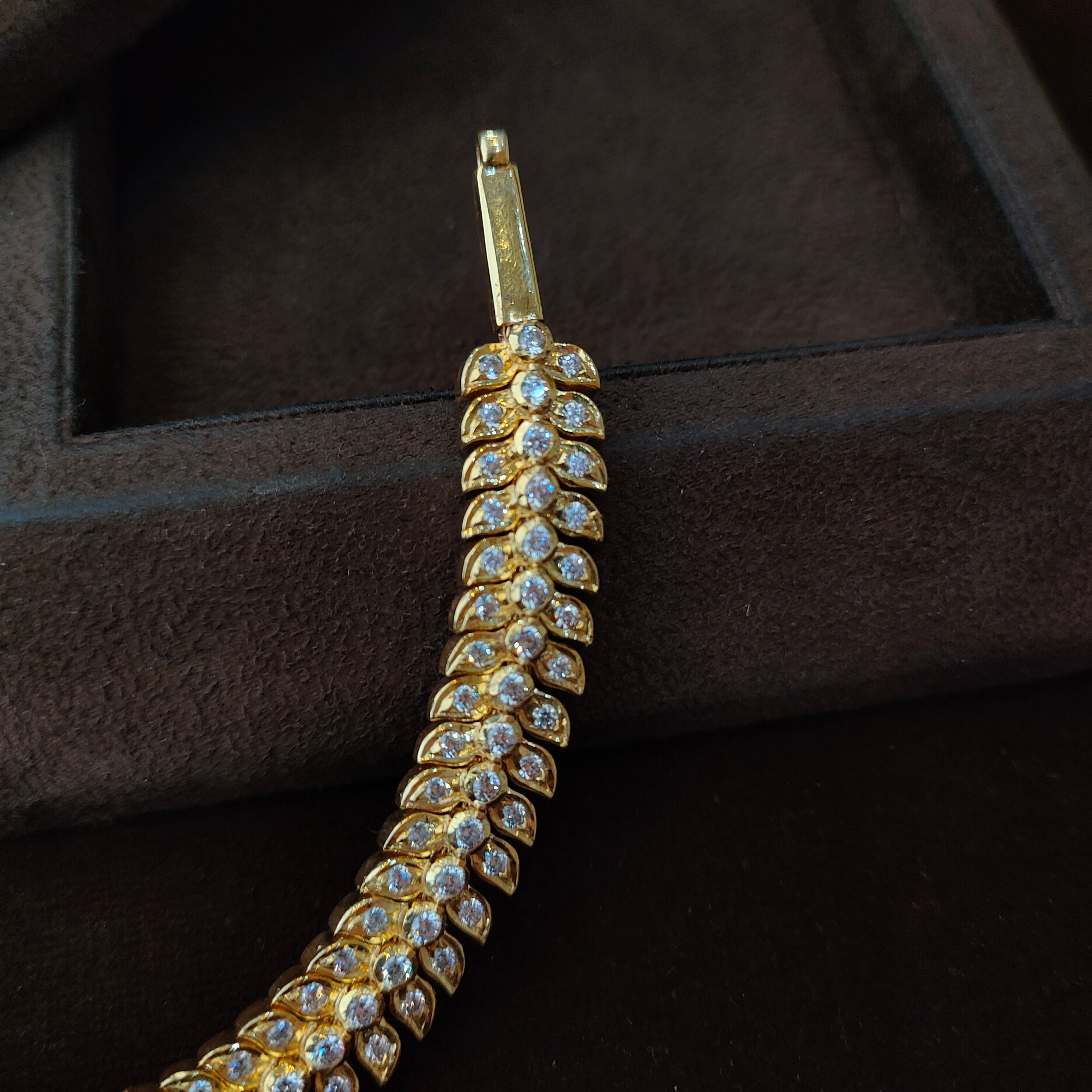 925 Gold plated Padmini Attigai Necklace - 5560 ( MADE TO ORDER )