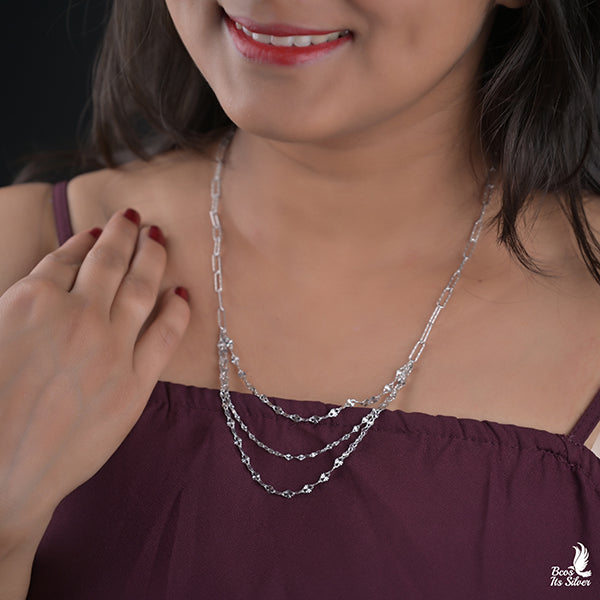 Pure 925 Silver Chain - 0203