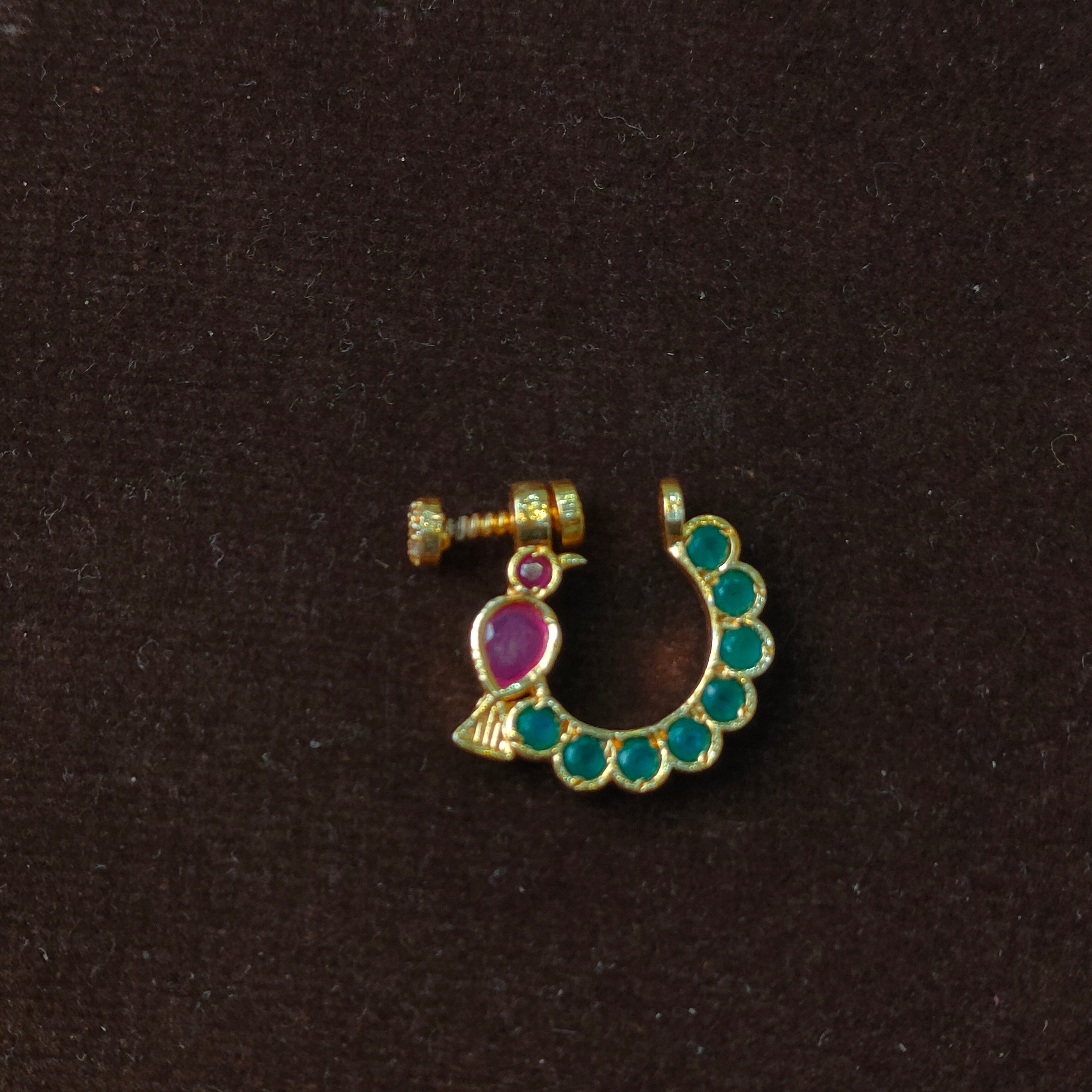 Pure 925 Silver Traditional Nath - 0062