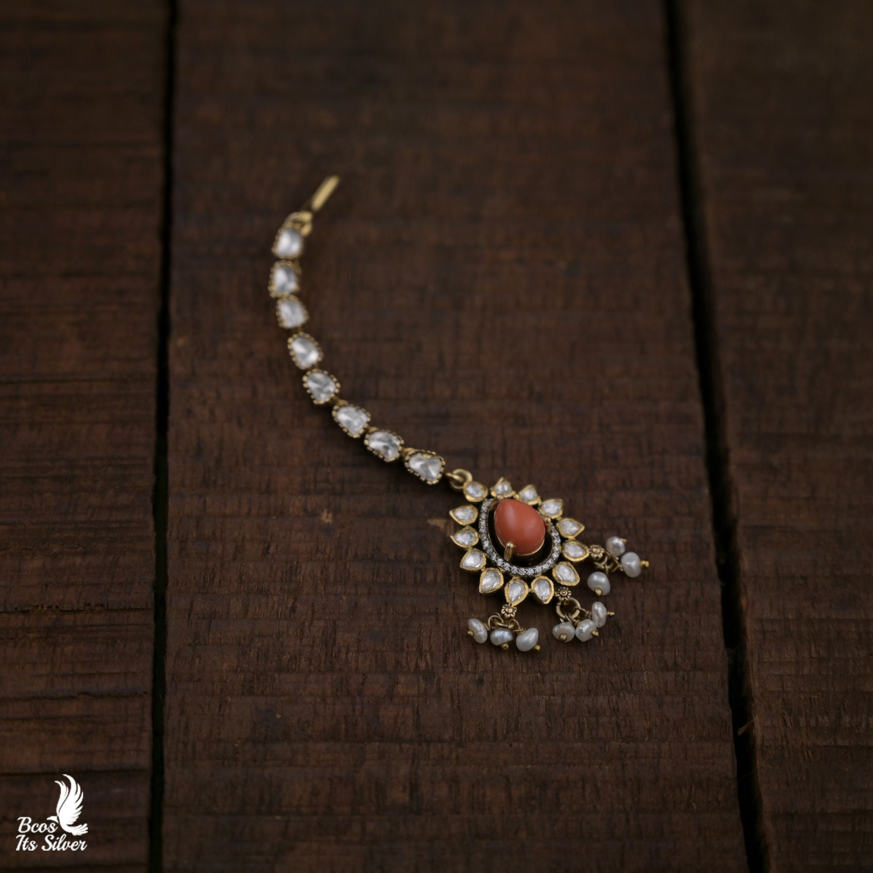 Pure Silver 92.5 Victorian Tikka - 8287