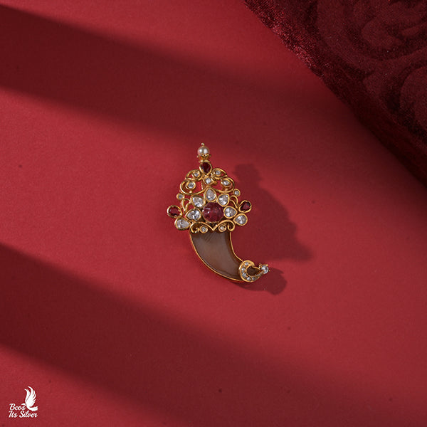 925 Silver CZ Puligoru Pendant - 0440