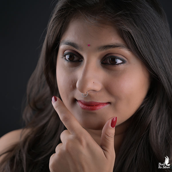 Silver Nose Ring -0178