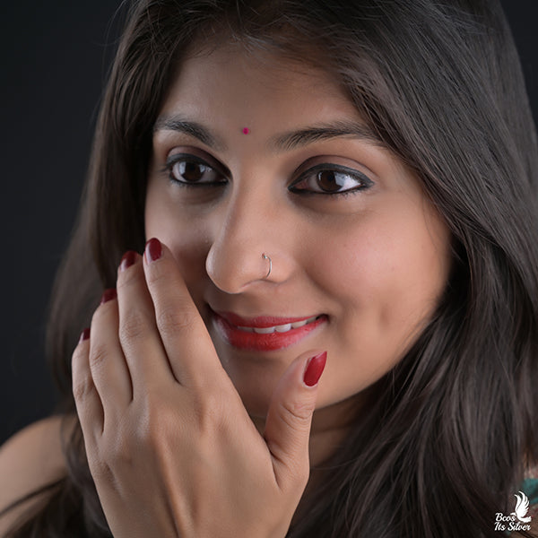 Silver Nose Ring -0179