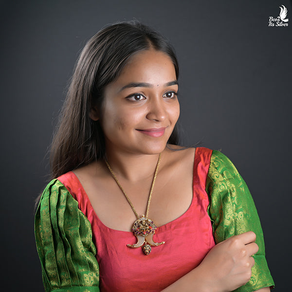 925 Silver Puligoru Lion Genesha Pendant - 0418