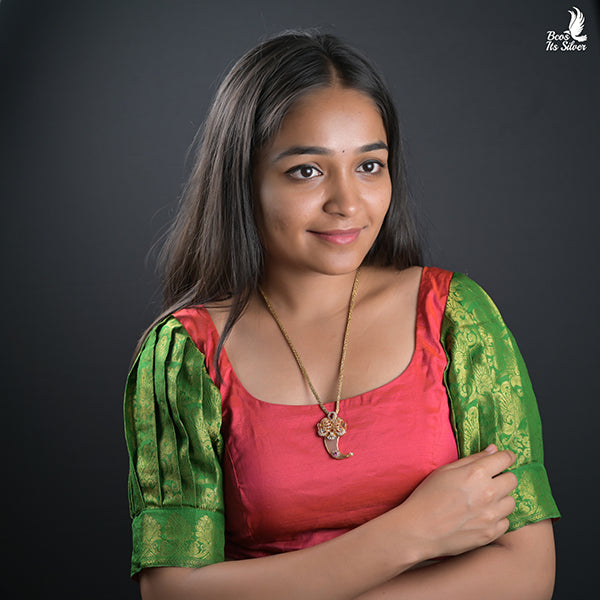 925 Silver Puligoru Peacock Pendant -0452