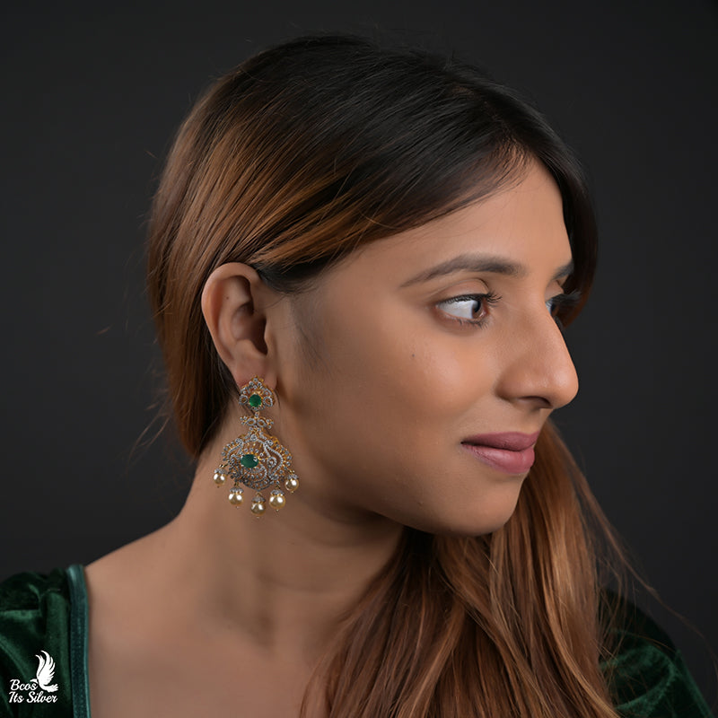Theia Diamond Look Chandbali - 8474