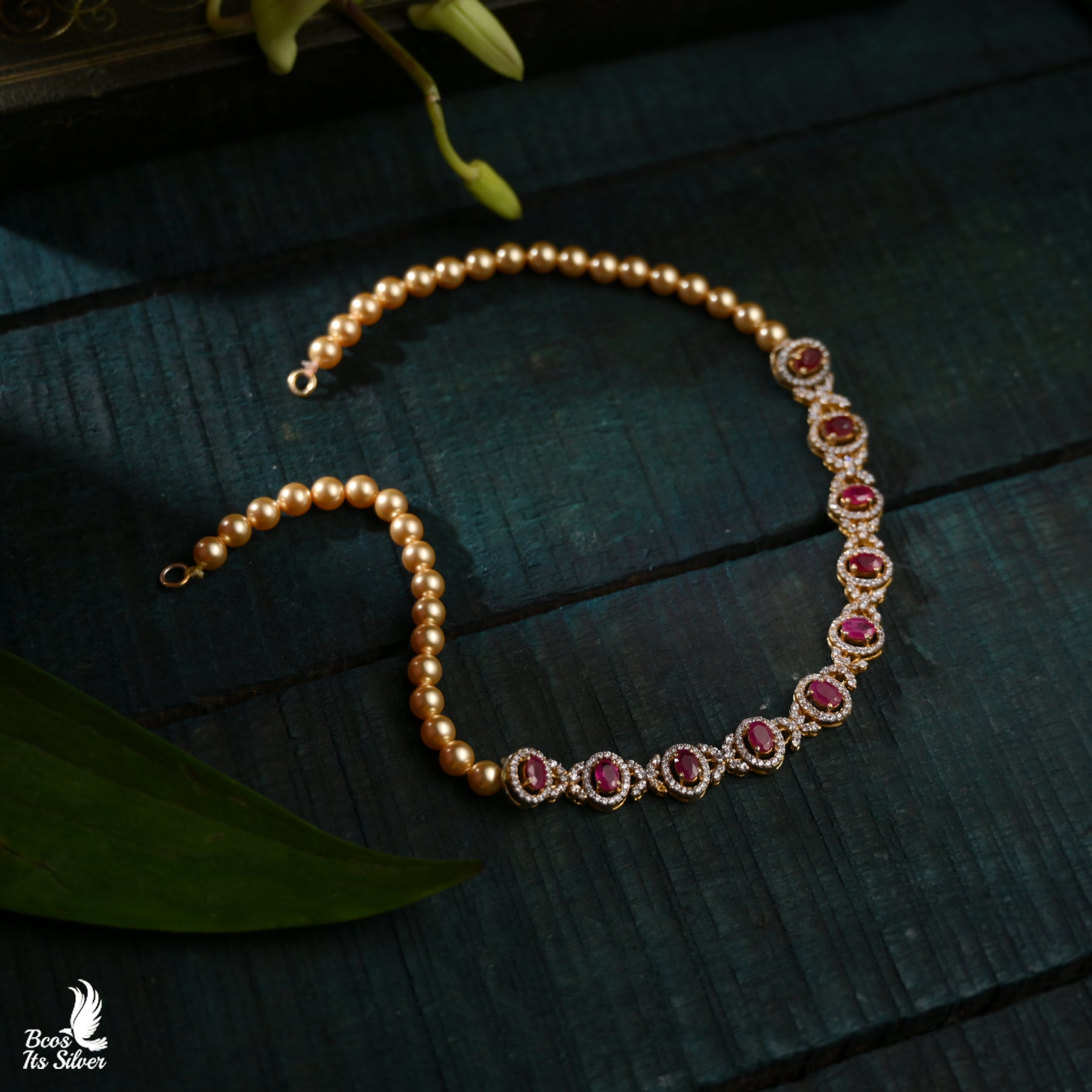 Theia Diamond Look Choker - 5611