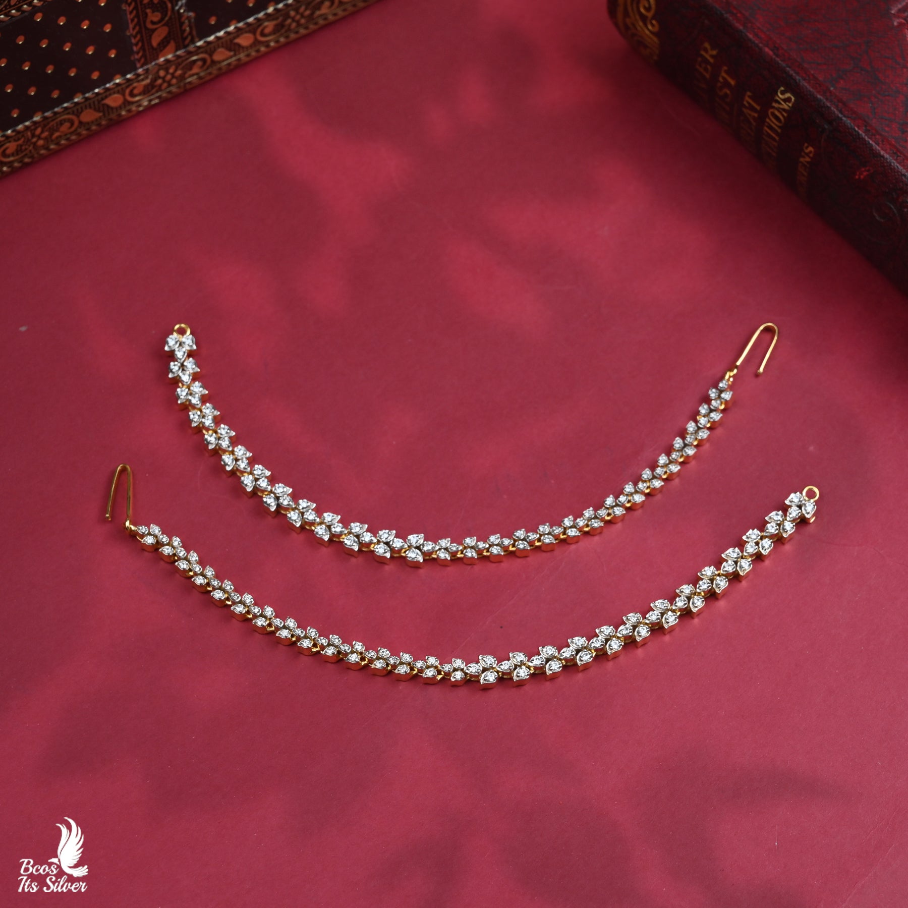 Theia Diamond Look Ear Chain - 5445