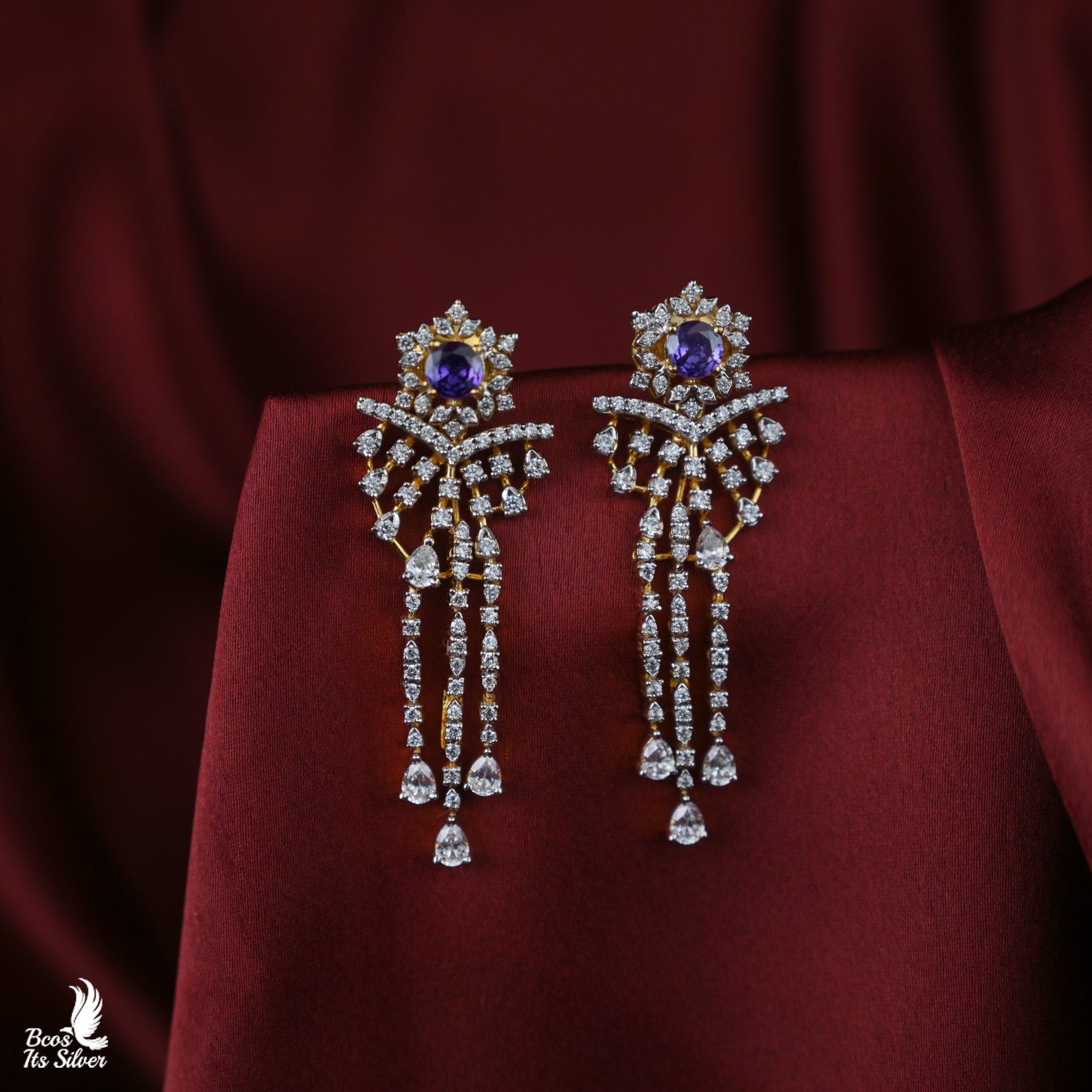 Theia Diamond Look Earring - 6153