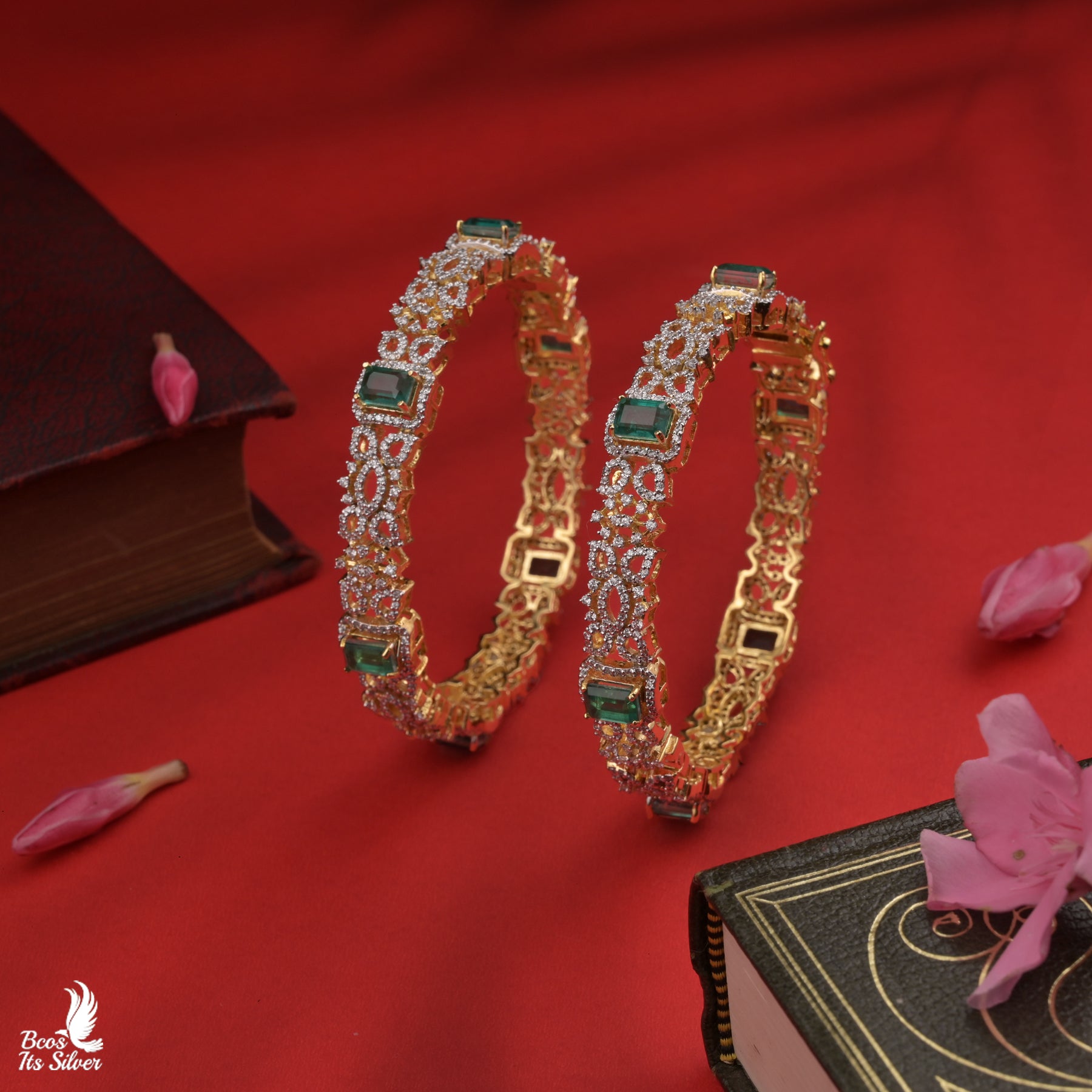 Theia Diamond look Bangle-5288 ( made to order )
