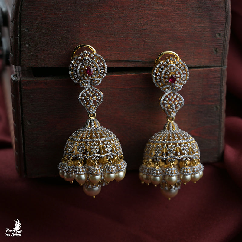 Theia Diamond look Jhumka -0134