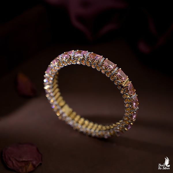 Theia Gold Plated Bangle -0362