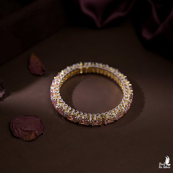 Theia Gold Plated Bangle -0362
