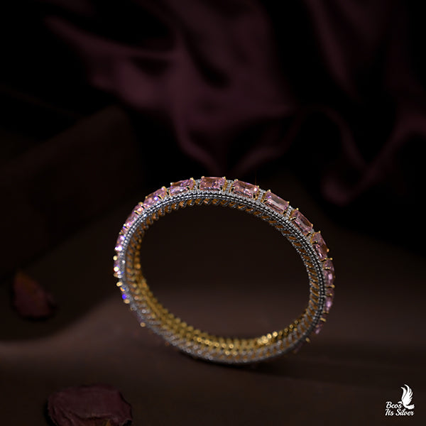 Theia Gold Plated Bangle -0361