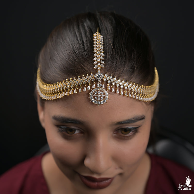 Theia Gold Plated Matha patti - 0491