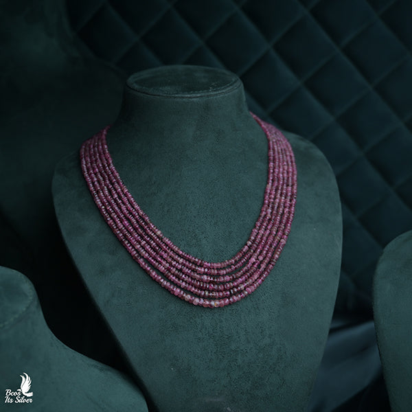 Tourmaline Pink cut beads Haram - 4755