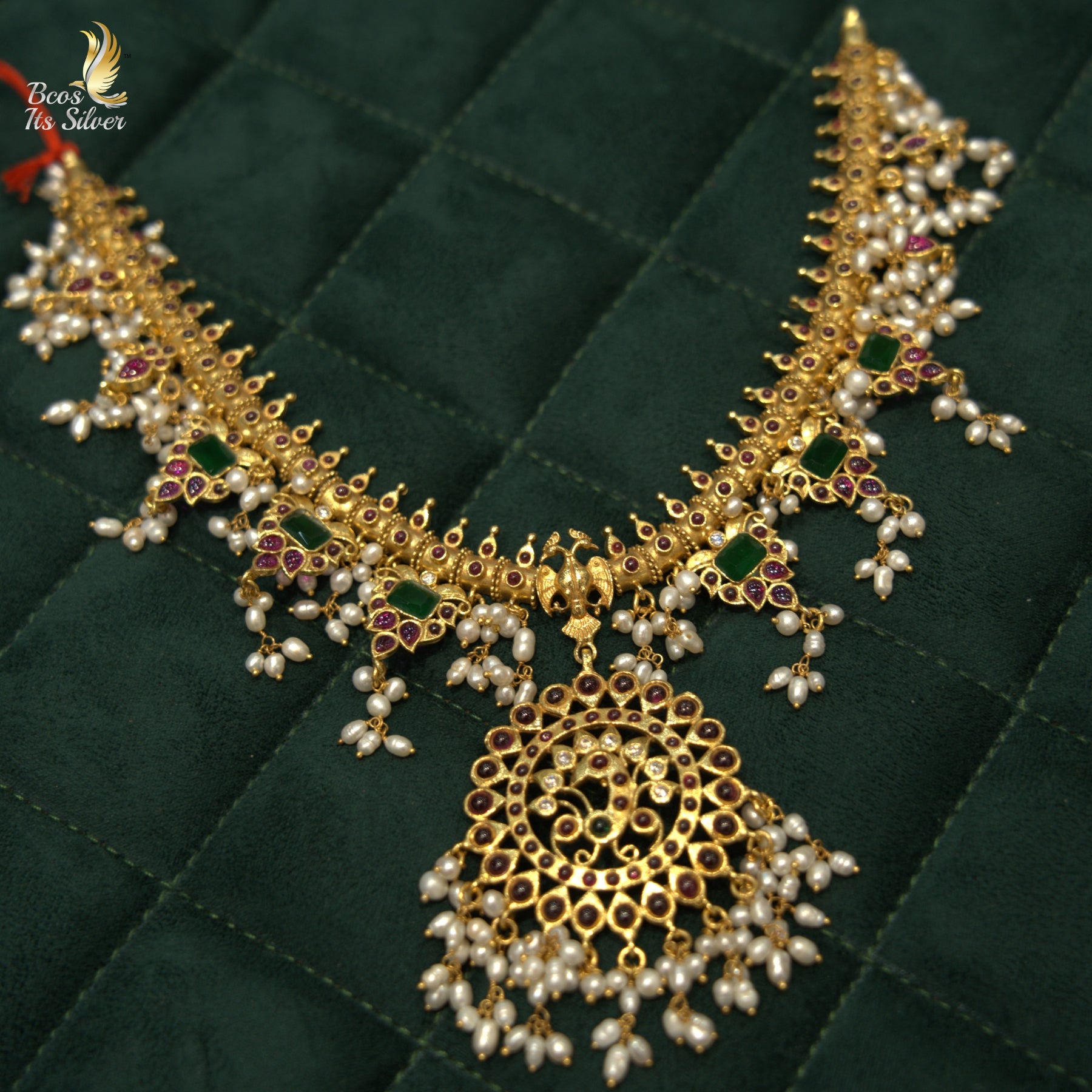 Gold Plated Navaratri Guttapusalu - 6635