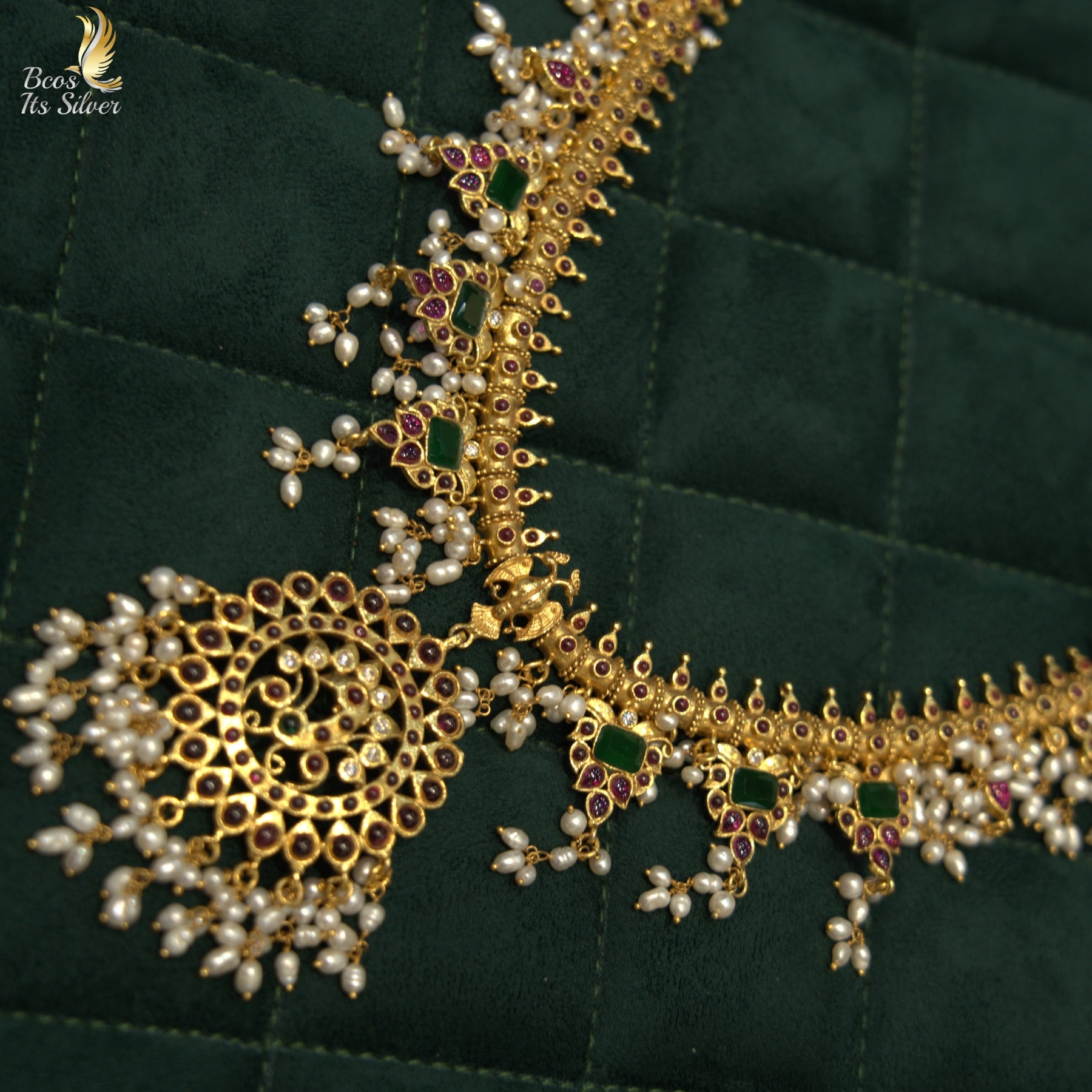 Gold Plated Navaratri Guttapusalu - 6635