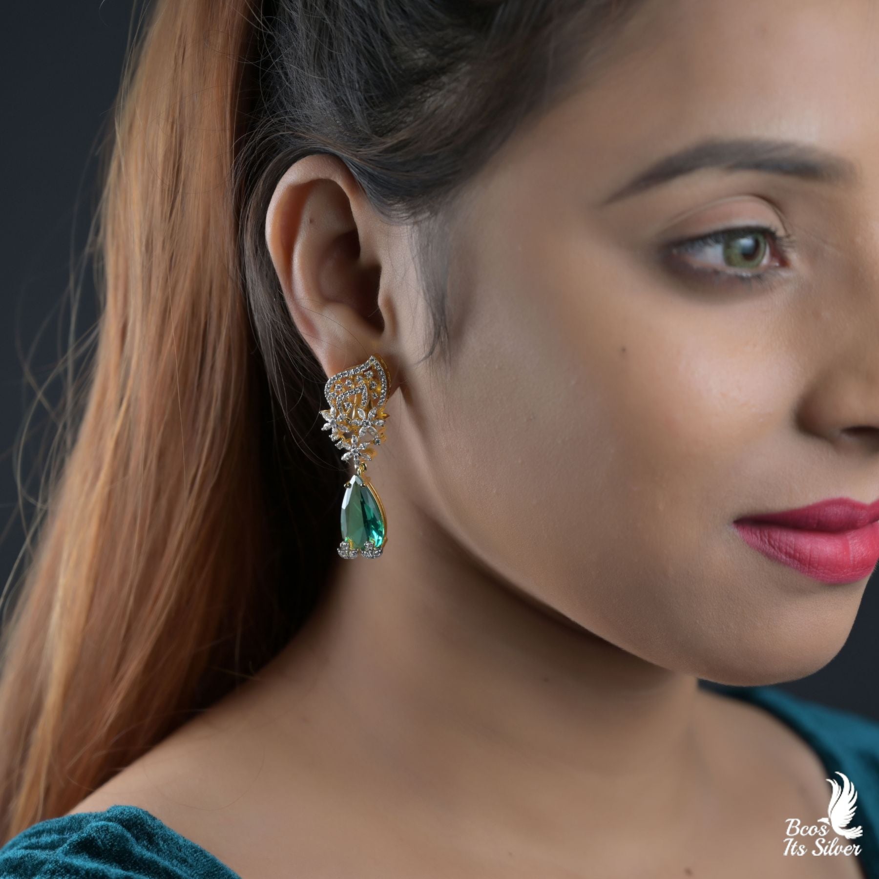 Theia Diamond Look Earring - 8319