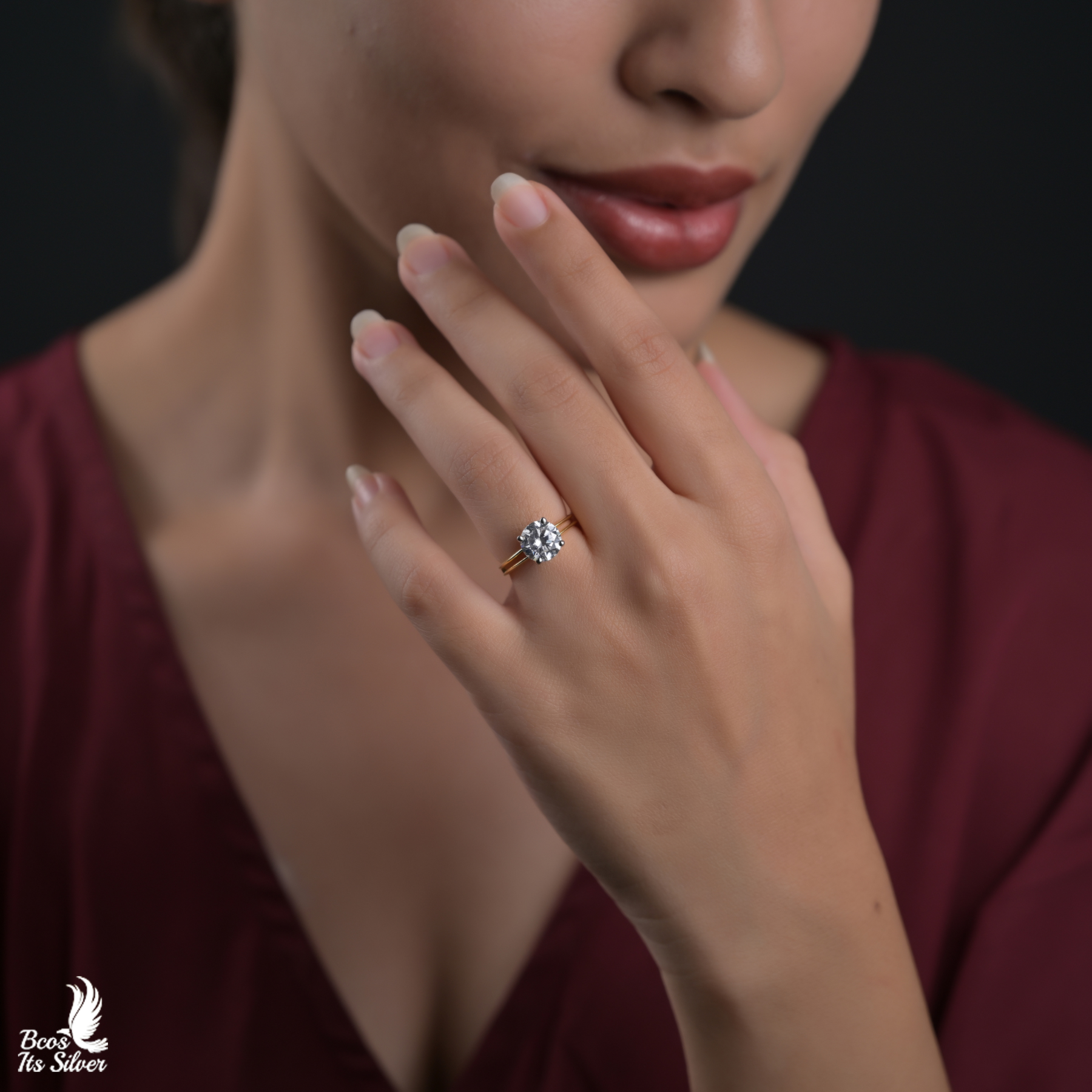 Theia Pure Silver 92.5 Finger Ring - 8313