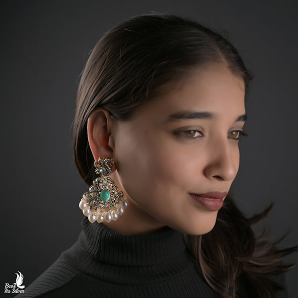 925 Silver Victorian Chandbali-0337