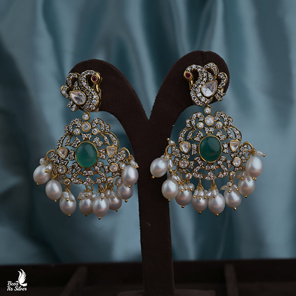 925 Silver Victorian Chandbali-0337