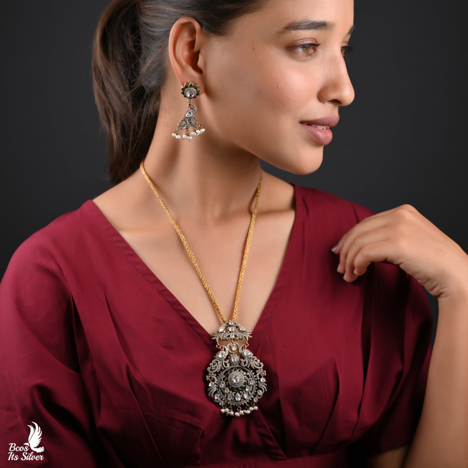 Victorian Earring only - 3258