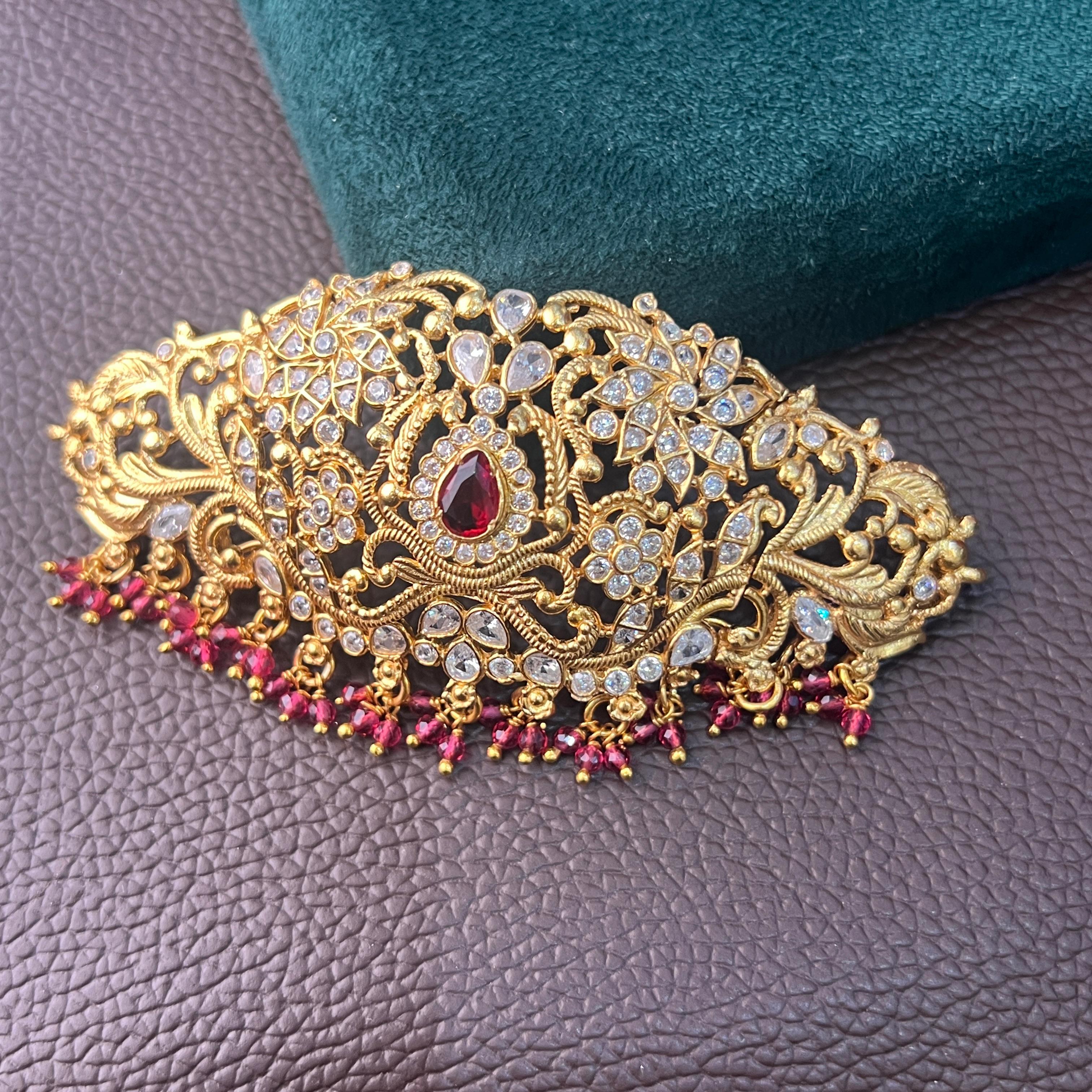 925 Silver Gold Plated Choker-1200