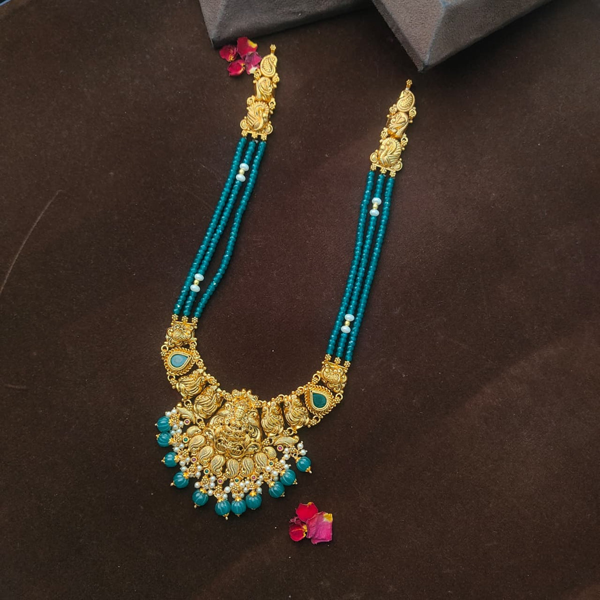925 Silver Gold Plated Beads Haram-0418