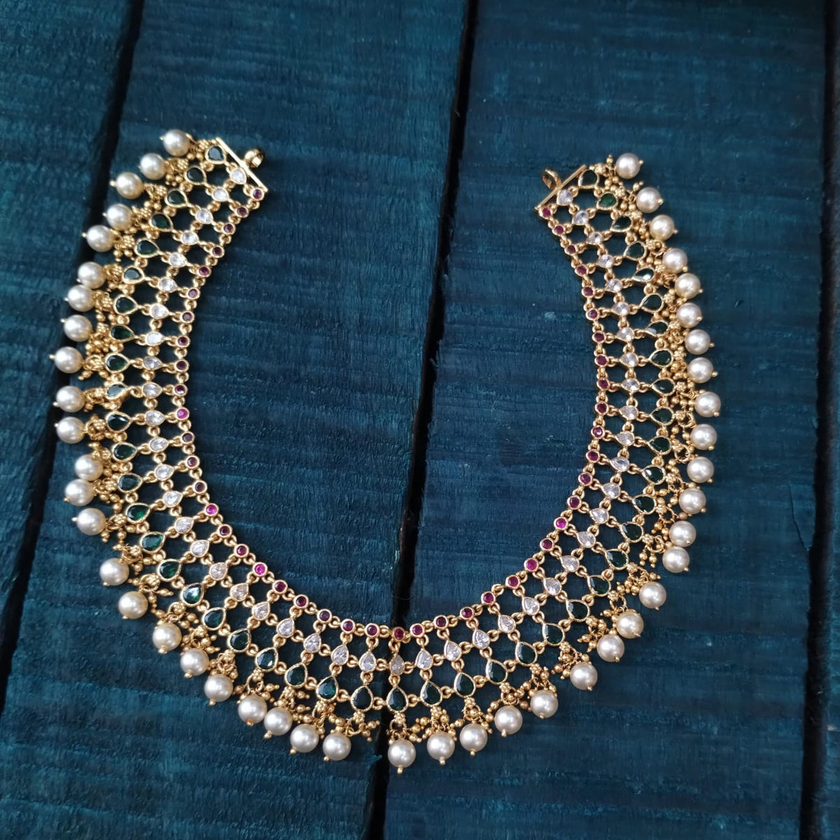 Silver 925 Necklace With Earring-2054