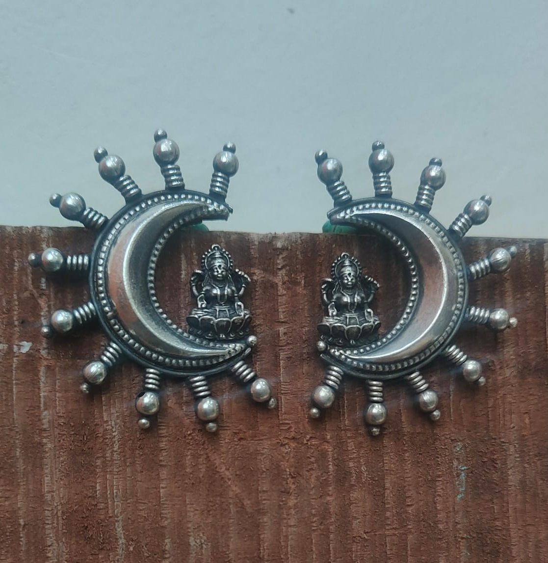 Silver 92.5 Oxidized Earring-0252